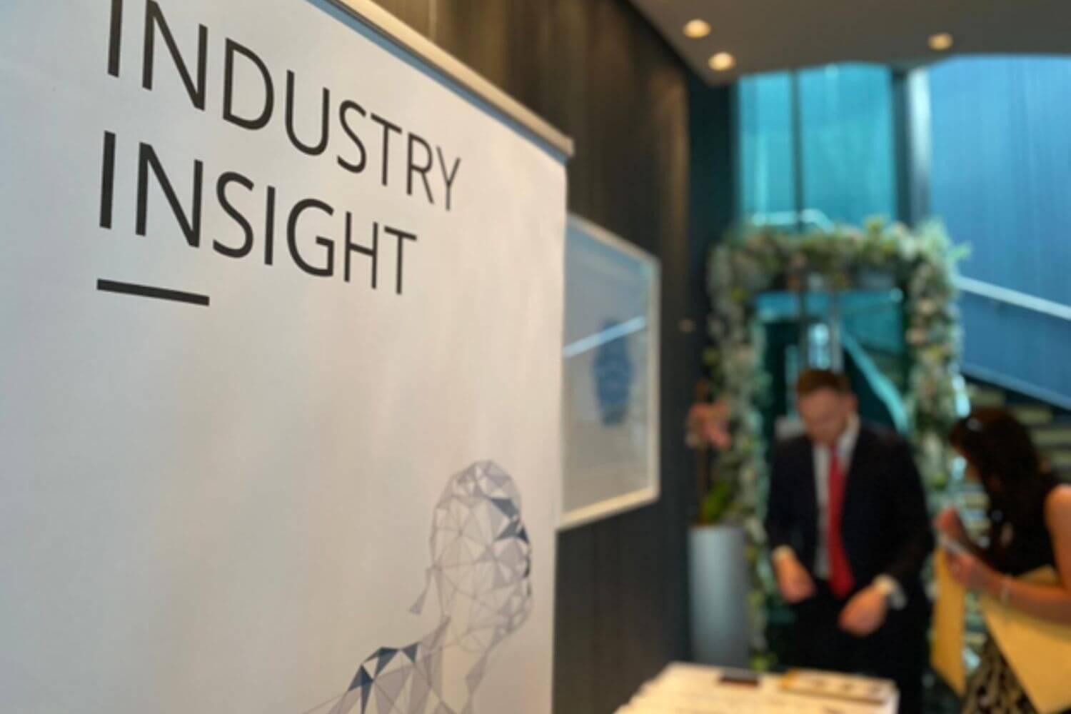 People signing up for Kingsbridge Industry Insight event