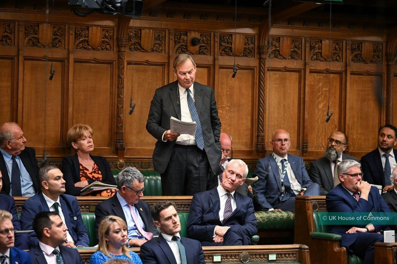 Image: Rupert Lowe, House of Commons. MP Lowe questions repeal of IR35 reform, turned down by Rachel Reeves. Experts discuss.